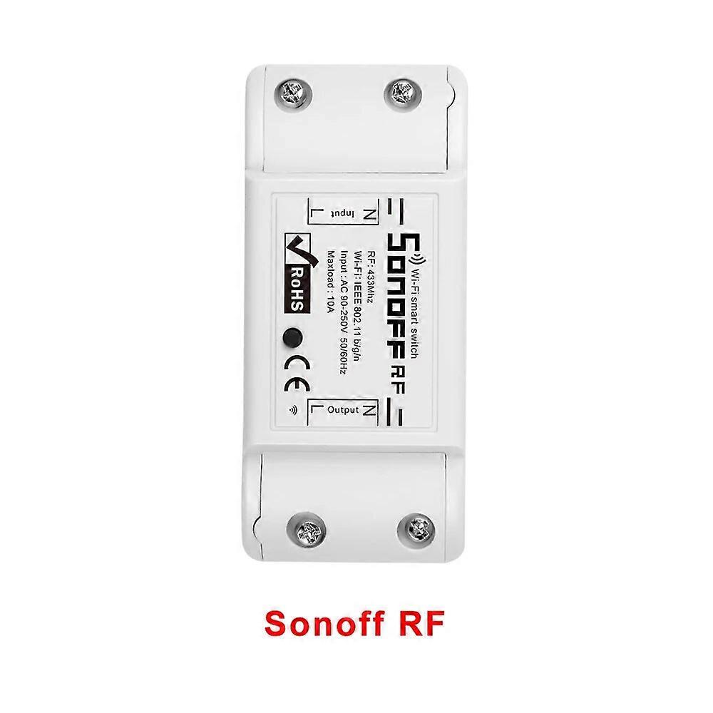 Itead Sonoff RF 433MHZ Smart Wifi Remote Switch Operated and Controlled Via eWeLink APP Works With Alexa Google Home IFTTT