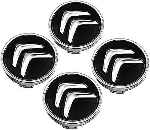 4 Τεμάχια Καπάκια Πλήμνης για Citroen C4 Picasso C3 Berlingo C5 X7 C2 C1 DS3 ZX Xsara C8 DS DS4 60MM, Ζάντα Κεντρικά Καπάκια με Σήμα