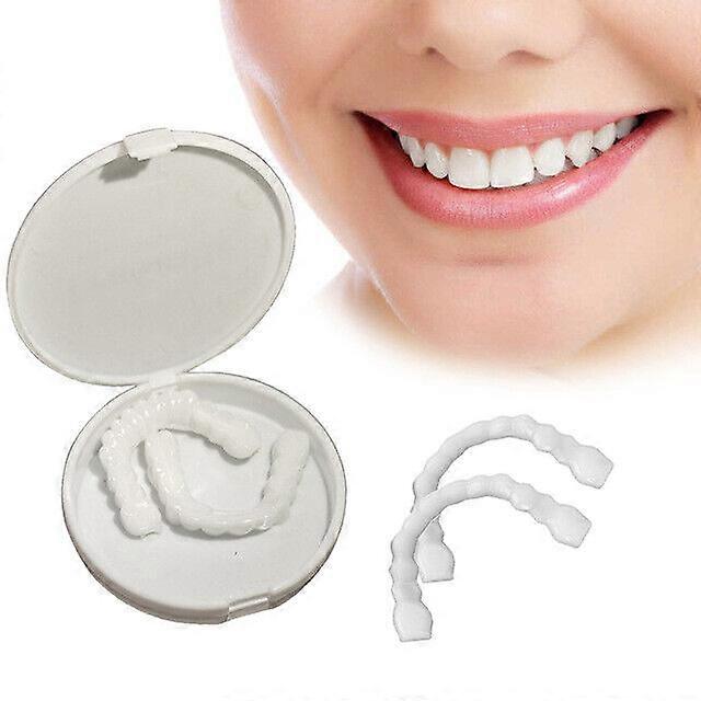 Smile Snap On UpperBottom False Teeth Dental Veneers Denture Tooth Cover