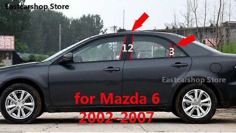 لمازدا 6 GG GH GJ GL Atenza سيدان عربة باب السيارة نافذة مركزية العمود الأوسط قطاع PC B C اكسسوارات الأعمدة 2002-2022