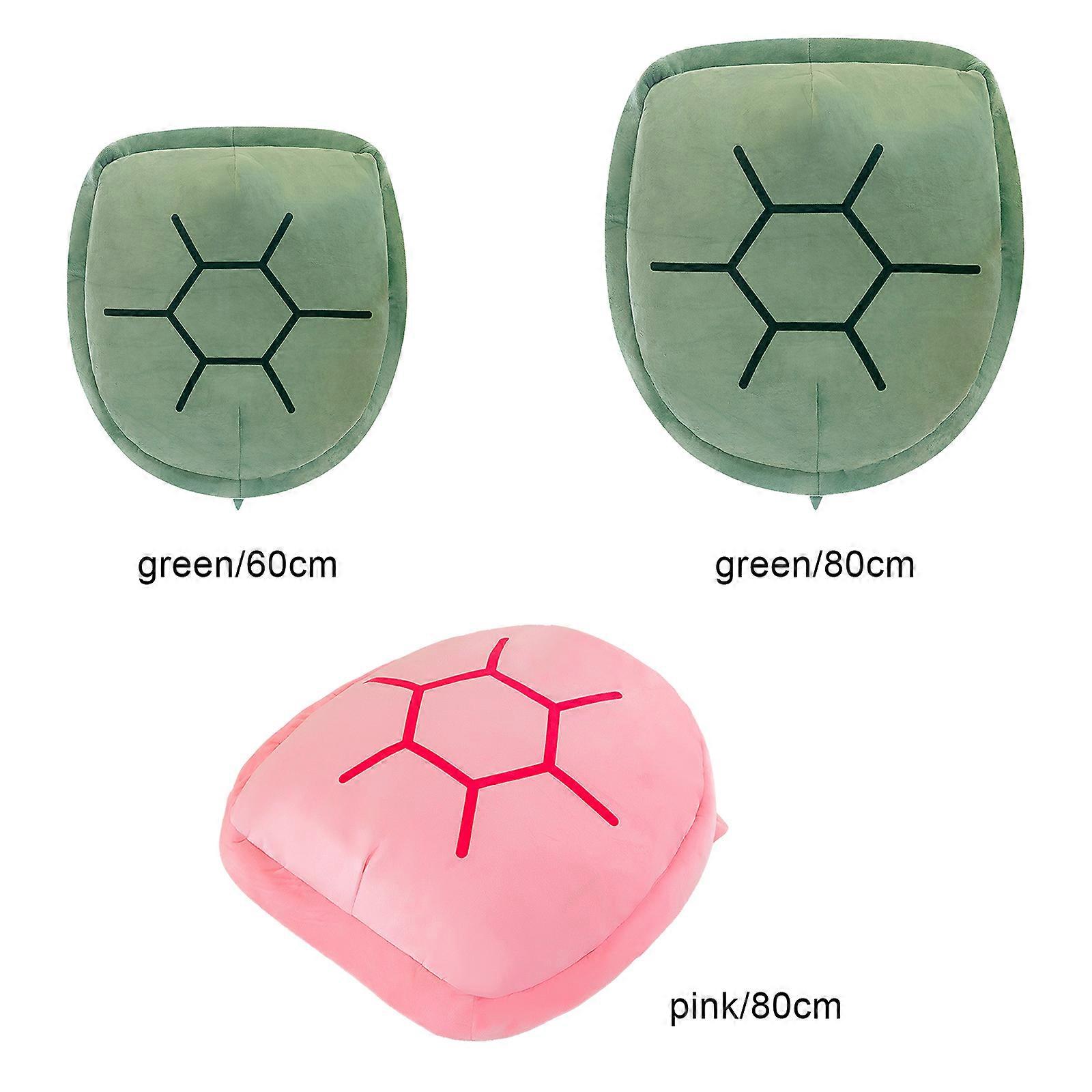 60/80cm Turtle Shell Kudde Sovrum Soffa Dekoration Plysch Docka Leksak Gåva