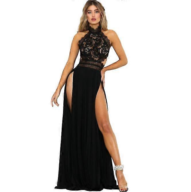 abito lungo vestito trasparente hot