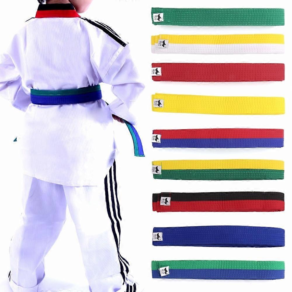 2.5 Metre Profesyonel Taekwondo Kemer Karate Judo Çift Sarma Dövüş Sanatları Şerit Spor Kemer