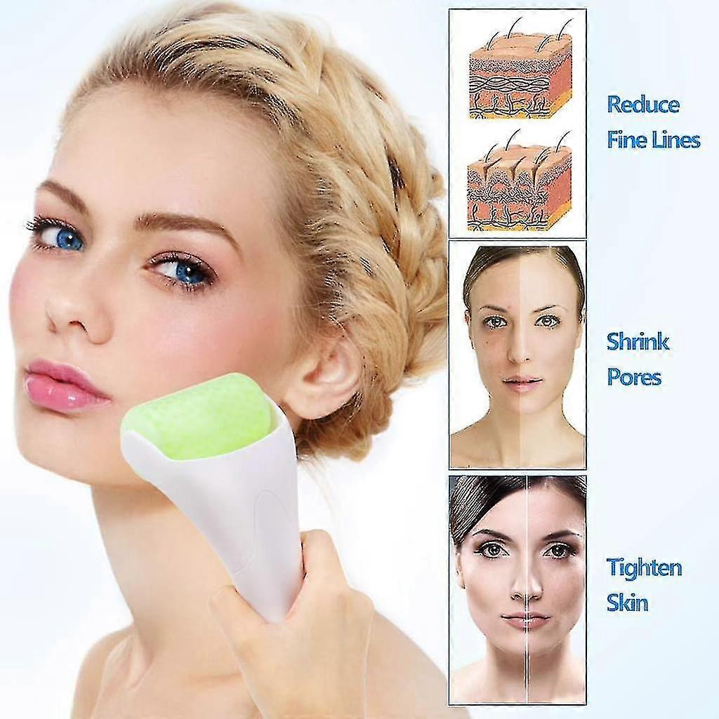 Ice Roller For Face, Ice Roller For Eyes Face Puffiness Relief, Ice Roller Heads Massager Handhold