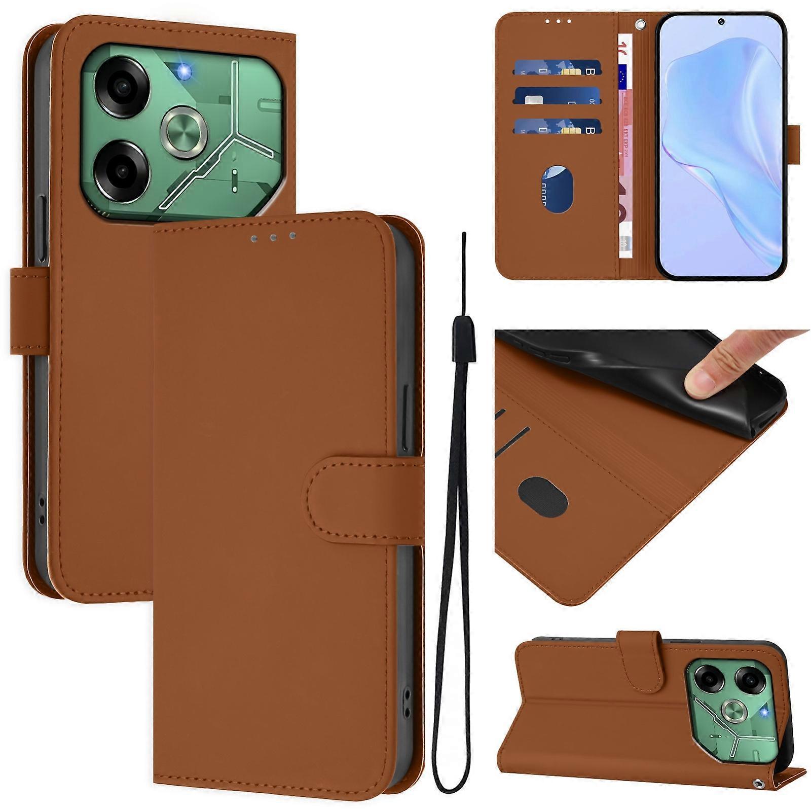 YB-PT01 Longe PU Case Pour Tecno Pova 6 4G