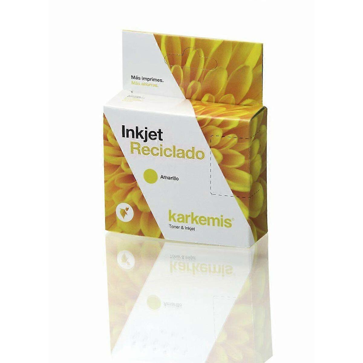 Resirkulert blekkpatron Karkemis T1814 Gul