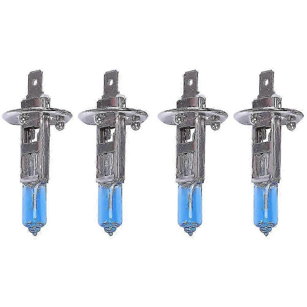 4pcs 55w H1 White Halogen Headlight Bulb