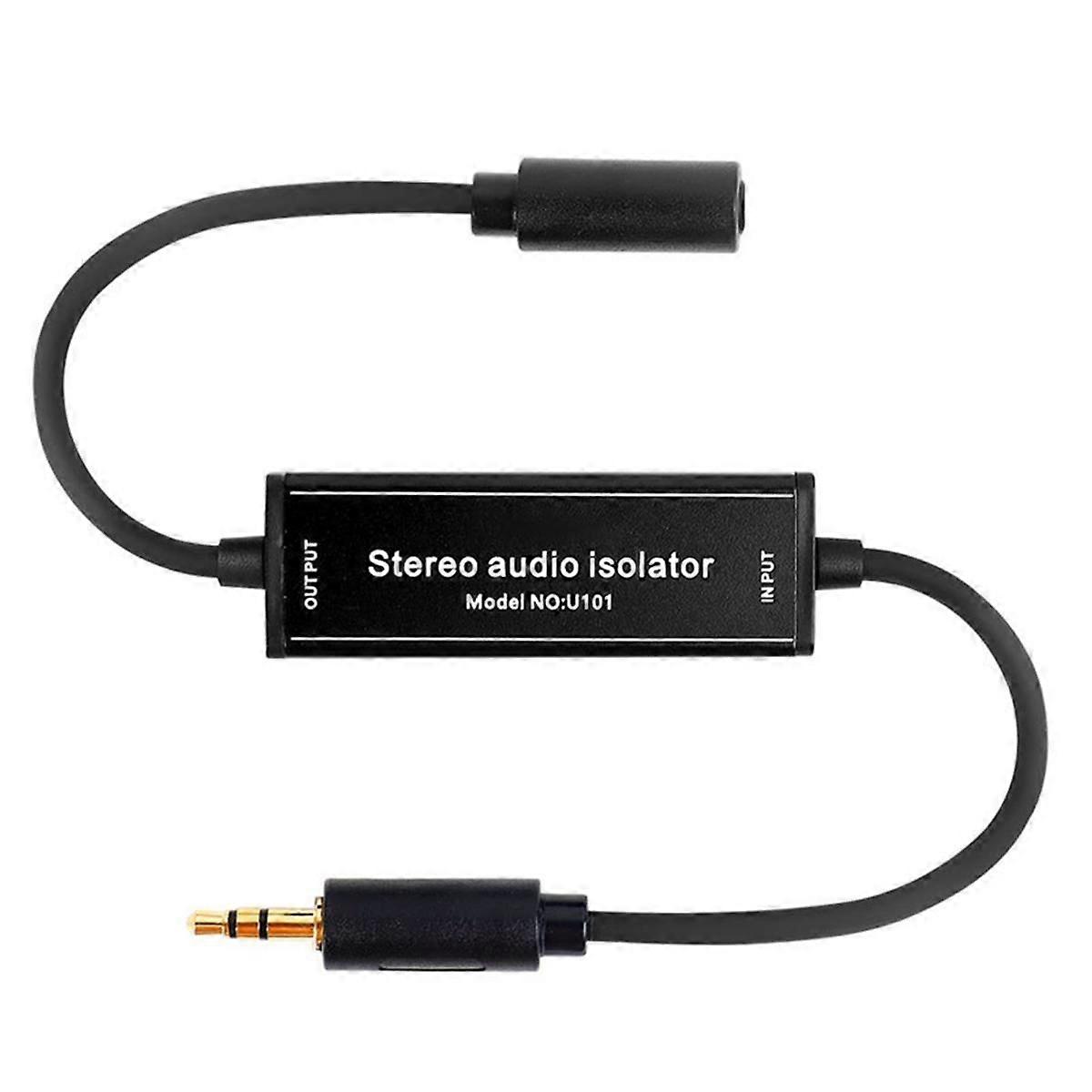 Stereo Audio Isolation 3.5mm Speaker Audio Noise Noise Common Ground Filter Eliminator GROUND LOOP