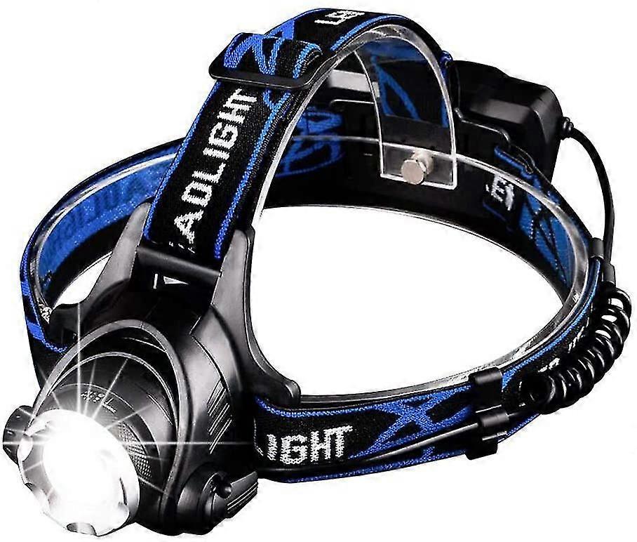 Rechargeable Powerful Led Headlamp Headlamp Headlamp Adjustable Headlight 3 Modes Frontal Led With Usb Cable And 2 18650 Batteries For Fishing Cycling