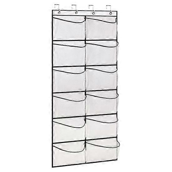Door Hanging Bag with Large Mesh Pockets Large Capacity Easy Installation Closet Hanging Shoe Rack Sundries Organizer