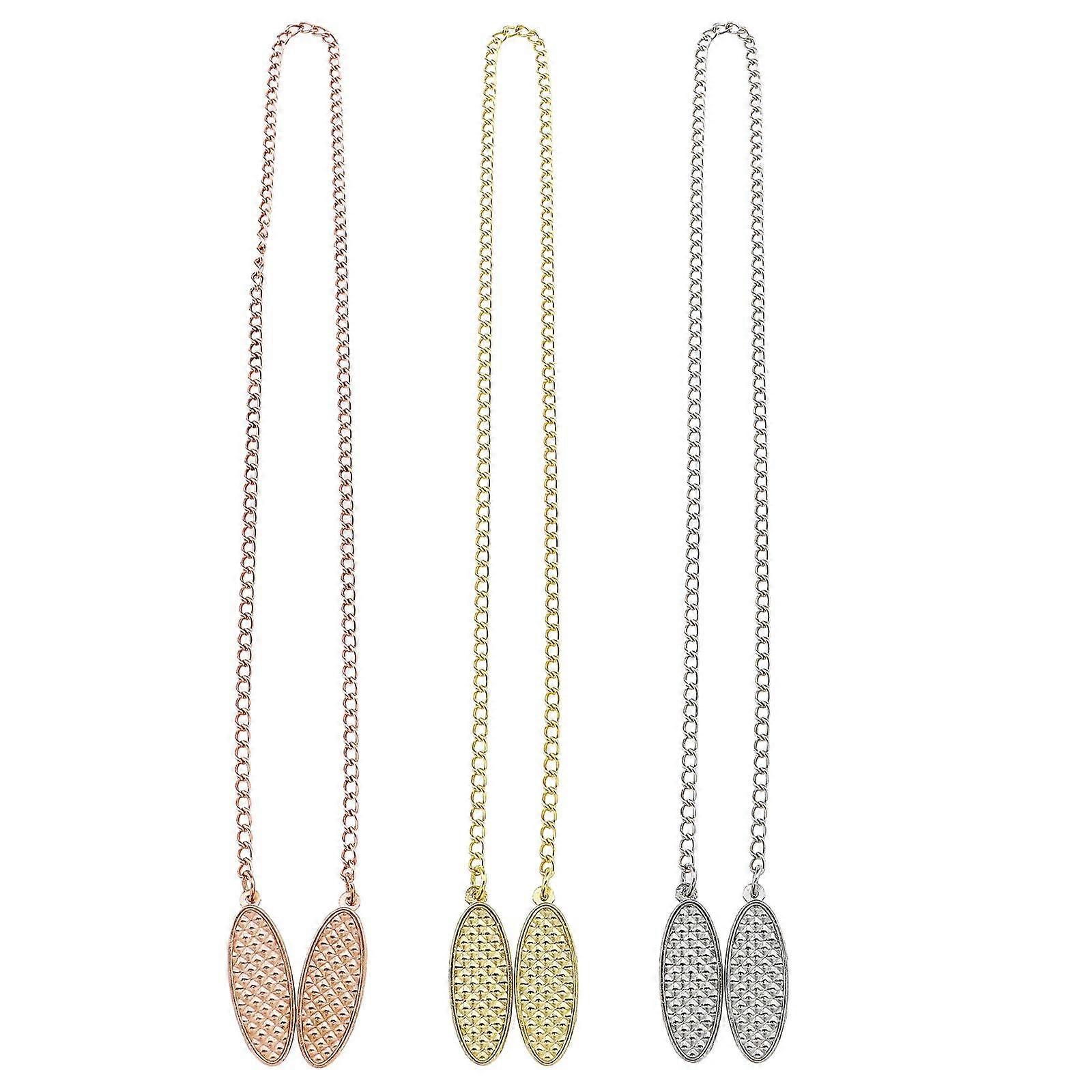 Metal Napkin Clips Set with 19" Lanyard