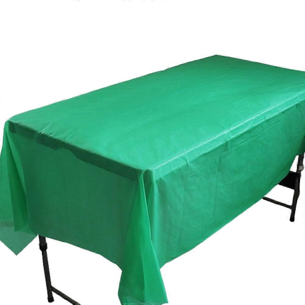 Disposable party tablecloth PE plastic cloth birthday dessert table solid color tablecloth