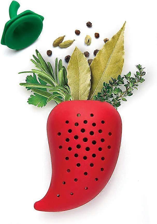 Premium quality silicone tea infuser for herbs and spices