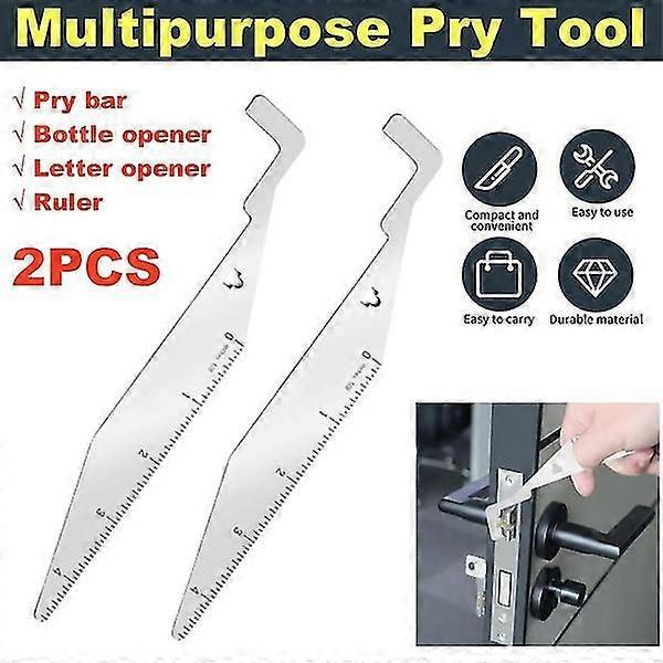 2pcs Multipurpose Lever Tools Flexible Prying Tools Prying Tools For First Responders And Firefighters Hand Tools Spring Steel Multipurpose Tools