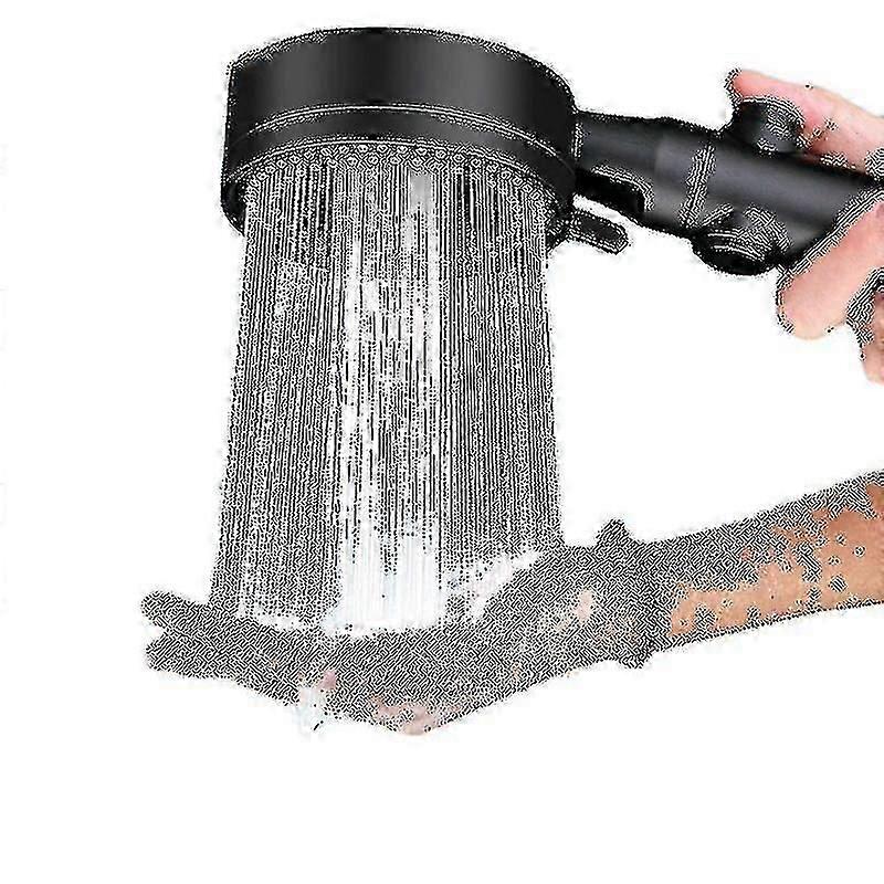 Buse de douche à pression manuelle, buse de douche, noir