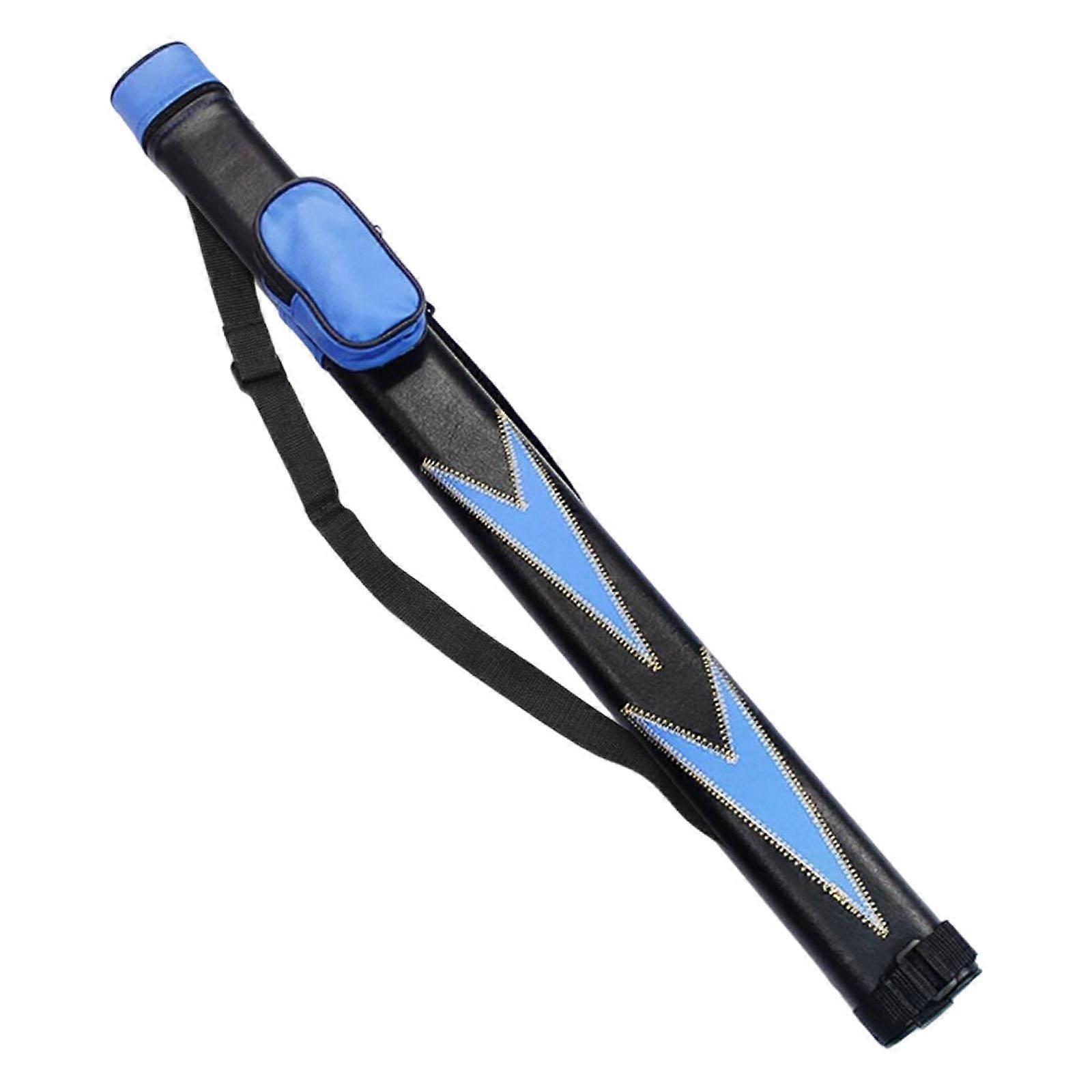 Billardqueue-Etui Compact Anti Scratch Billard Pool Queue Tragetasche Blau Schwarz