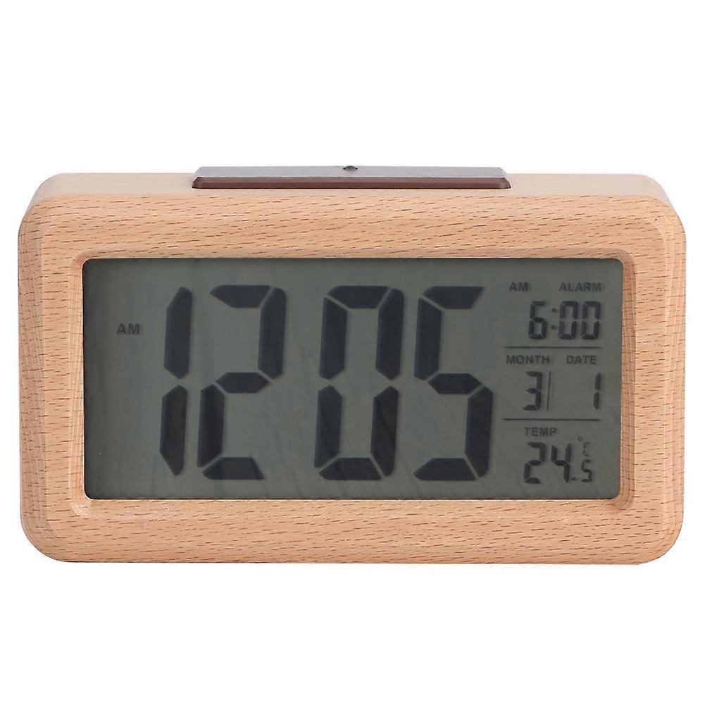 Alarm Clock Digital With Temperature Display Electronic For Office And Home Living Room Fashionable Style
