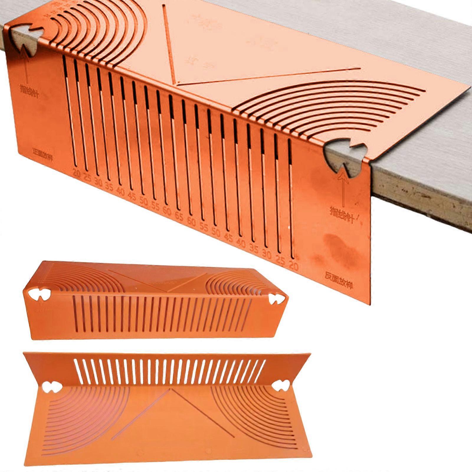 Compactly Angle and Arcs Marking Tool Square Tube Marker For Engineers Woodworkers And Students Double Purpose Scribers