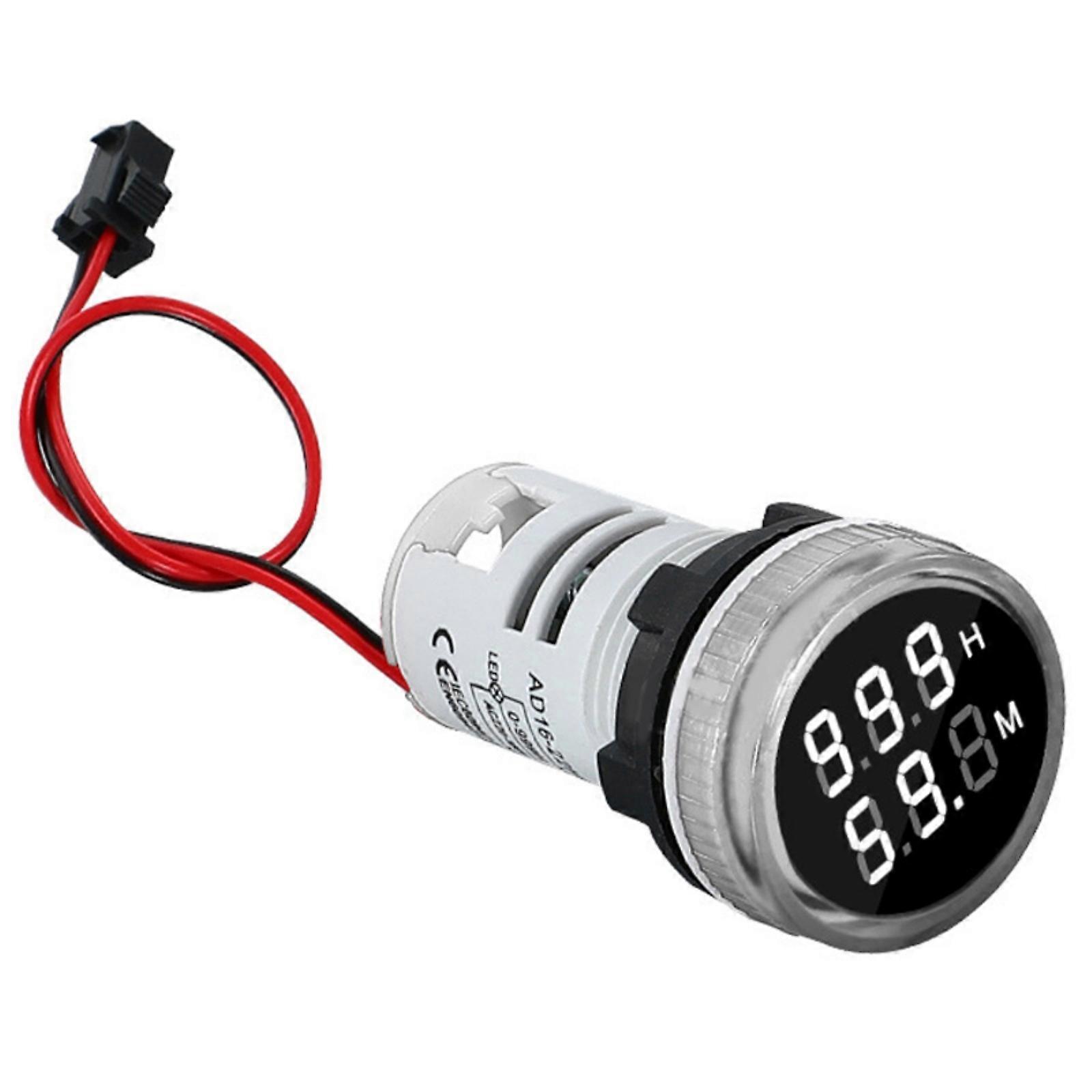 High Precisions Round Digital Timer Easy to Read Large Screen Round Timer for Students Cook   Athletes & Professional  White