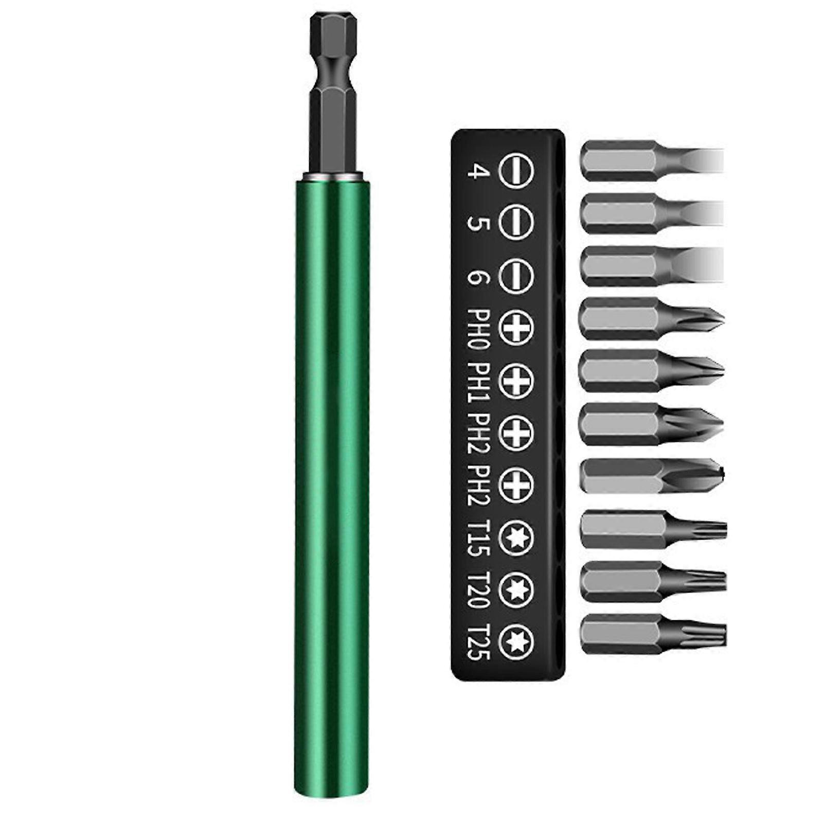 Magnetic Drive Guide Quick Release Screwdriver Bit Holder Extension Drill Bit Tip Holder Connection Rod Adapter Sleeve