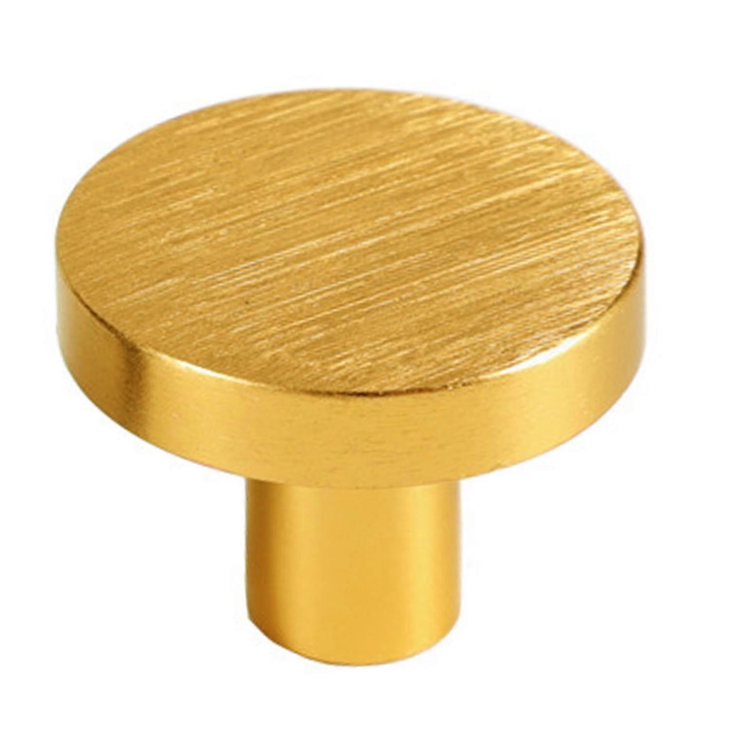 Cabinet Knob Single Hole Smooth Surface Rust-Proof Aluminium Alloy Polished Modern Furniture Knob