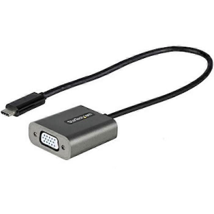 StarTech.com - CDP2VGAEC - Convertitore USB C a VGA 1080p - Display da USB Type-C a VGA - Cavo da 30 cm