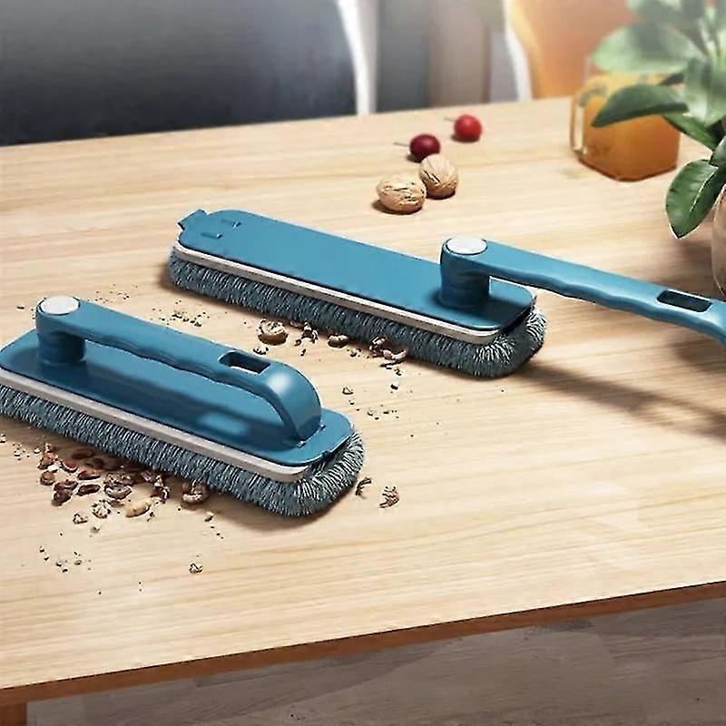 Multipurpose household brush with handle for cleaning all surfaces such as kitchen, bathroom, tile a
