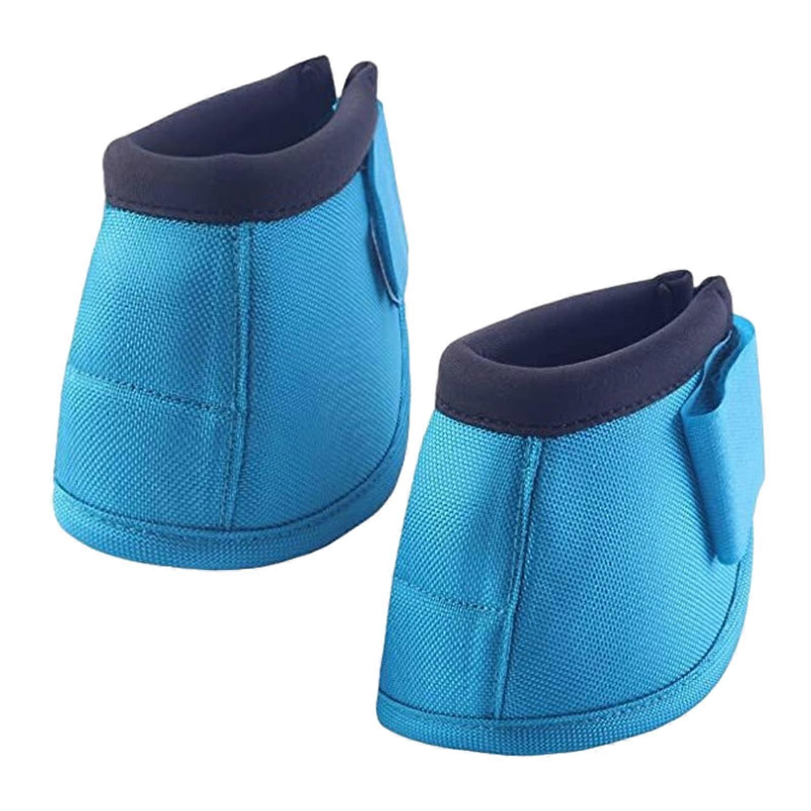 Botas de campana para caballos Protector de cascos equinos Protector cómodo Protector ligero