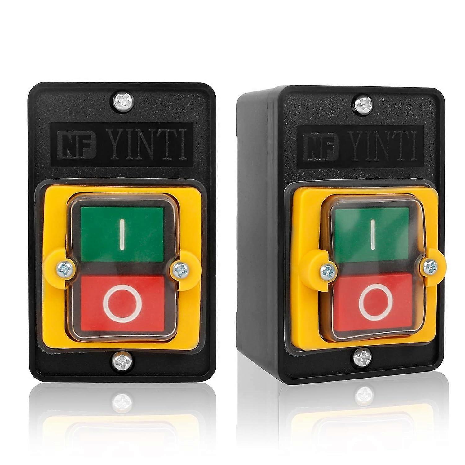 Waterproof Self-Locking Push Button Switch For Mechanical And Textile Equipment