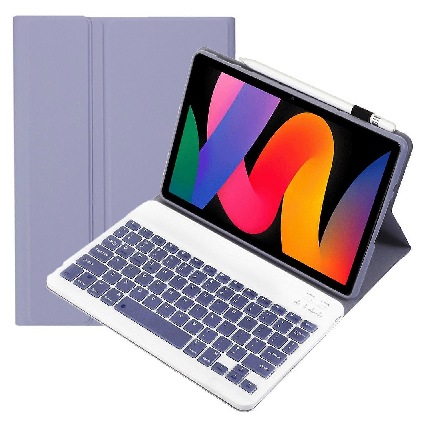 A0N9 Compatible with Xiaomi Redmi Pad SE Bluetooth-compatible Keyboard with Tablet Case, Detachable 