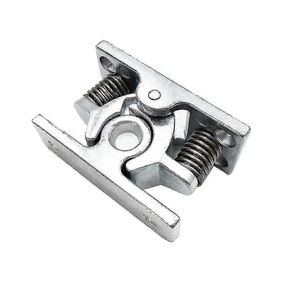 1szt Spring Loaded Door Easy Lock Stop Catch Release Clamp Double Roller Catch (mp-4)