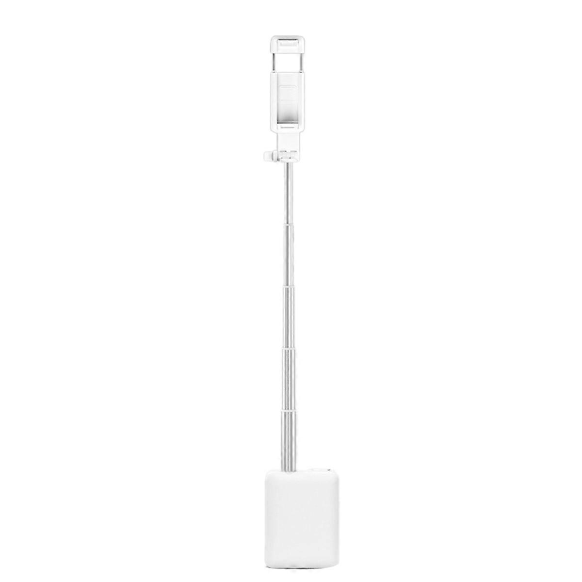 Mobile Phone Bluetooth Camera Selfie Stick Vlog Video Focus White
