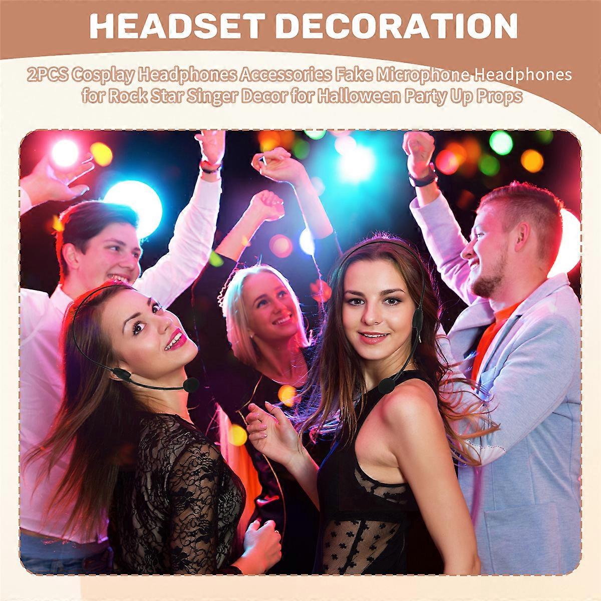 2PCS Cosplay Headphones Accessories