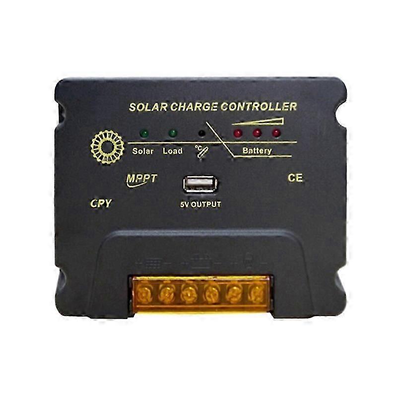 MPPT Solar Charge Controller 12V 10A Battery Regulator USB 5V Output