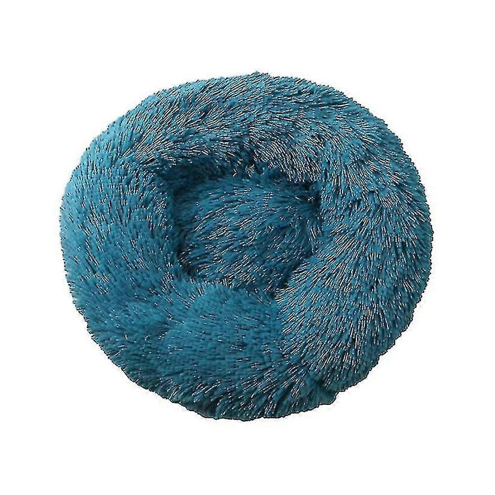 Dreamscape for Pets, Self Warming Calming Bed, Anti-Anxiety Donut Design with Slip-Resistant Bottom, Soft Plush Fabrics, PP Cotton Filling for Stable