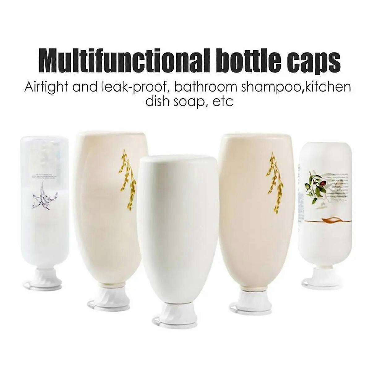 Inverted Bottle Lid Inverted Household Bottle Emptying Lid 6PCS Portable Bottle Lid Set No Waste Bot