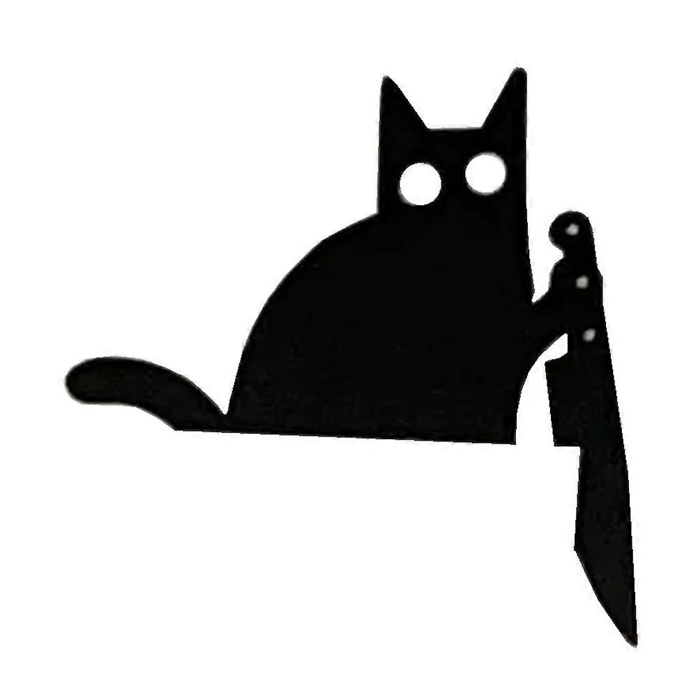 Metal Cute Cat Door Frame Cat Door Frame Corner Decoration C