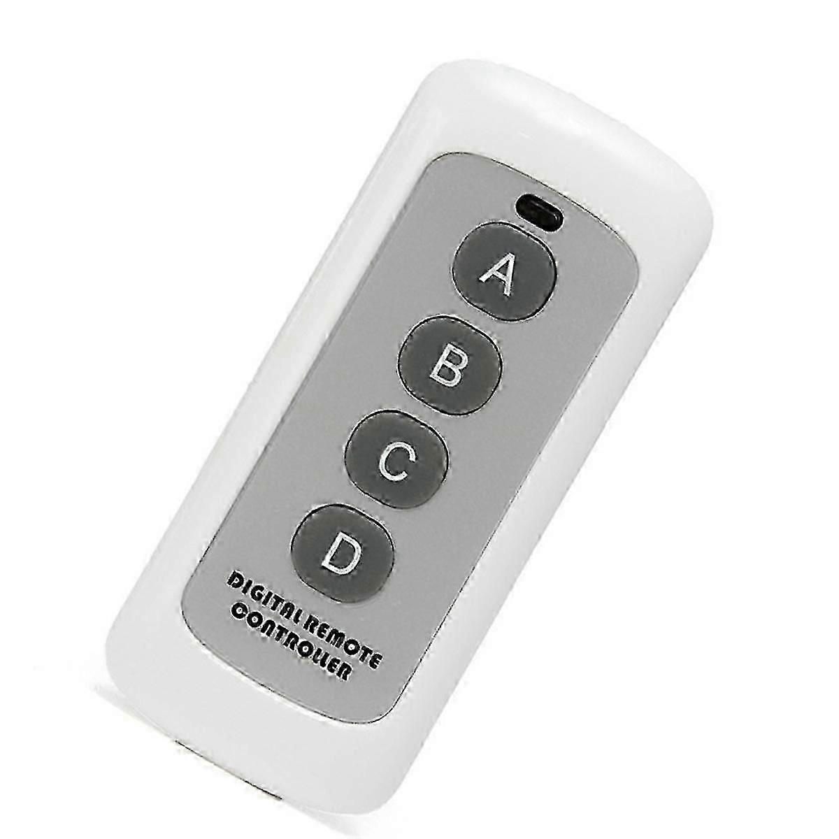 433MHZ Wireless RF Remote Control White 4-Button Remote Control EV1527 Learning Code Wireless Remot