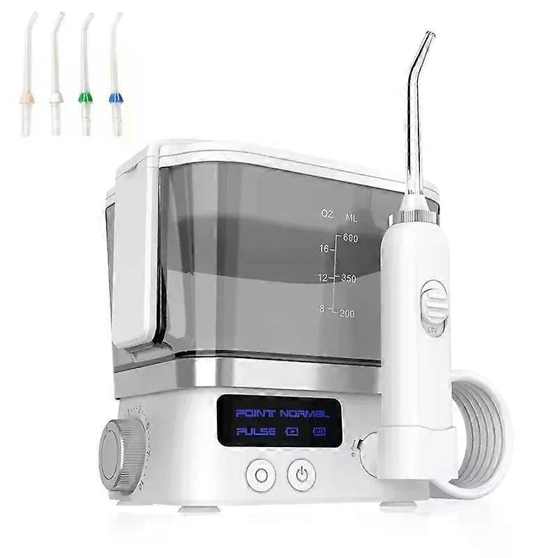 Water Flosser Thread Dental Floss Oral Irrigator with Rechargeable Battery 4 Nozzles Dental Irrigator Teeth Whitening Teeth Care
