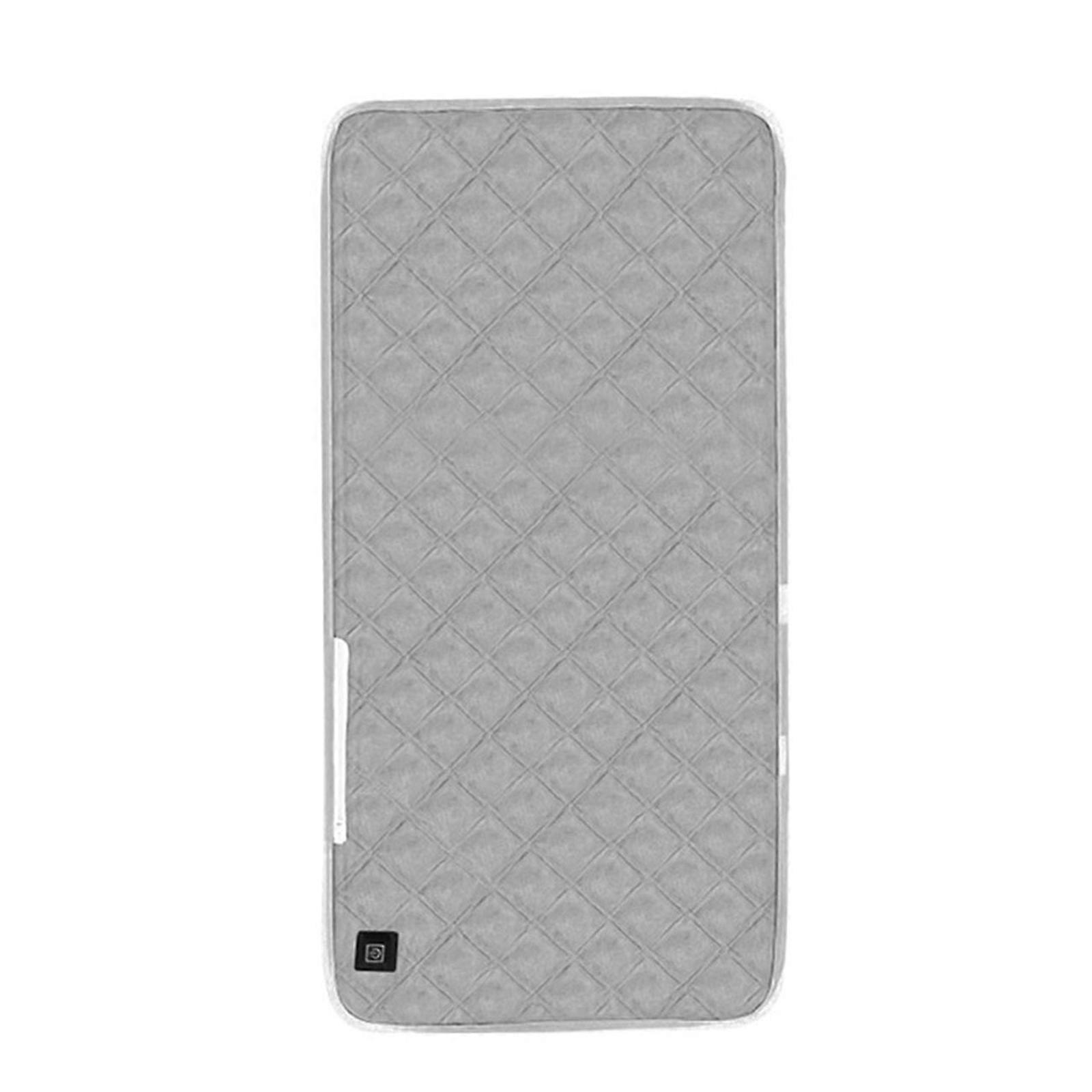 USB Electric Heating Pad Large Soft Fleece USB Powered Heating Pad for Versatility Use in Office Home and Outdoor Space 90 Gray