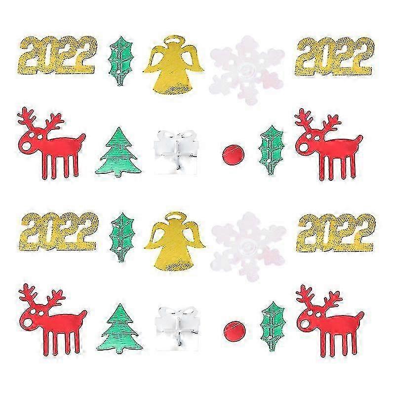 Xmas Confetti Decor - 5 Pack