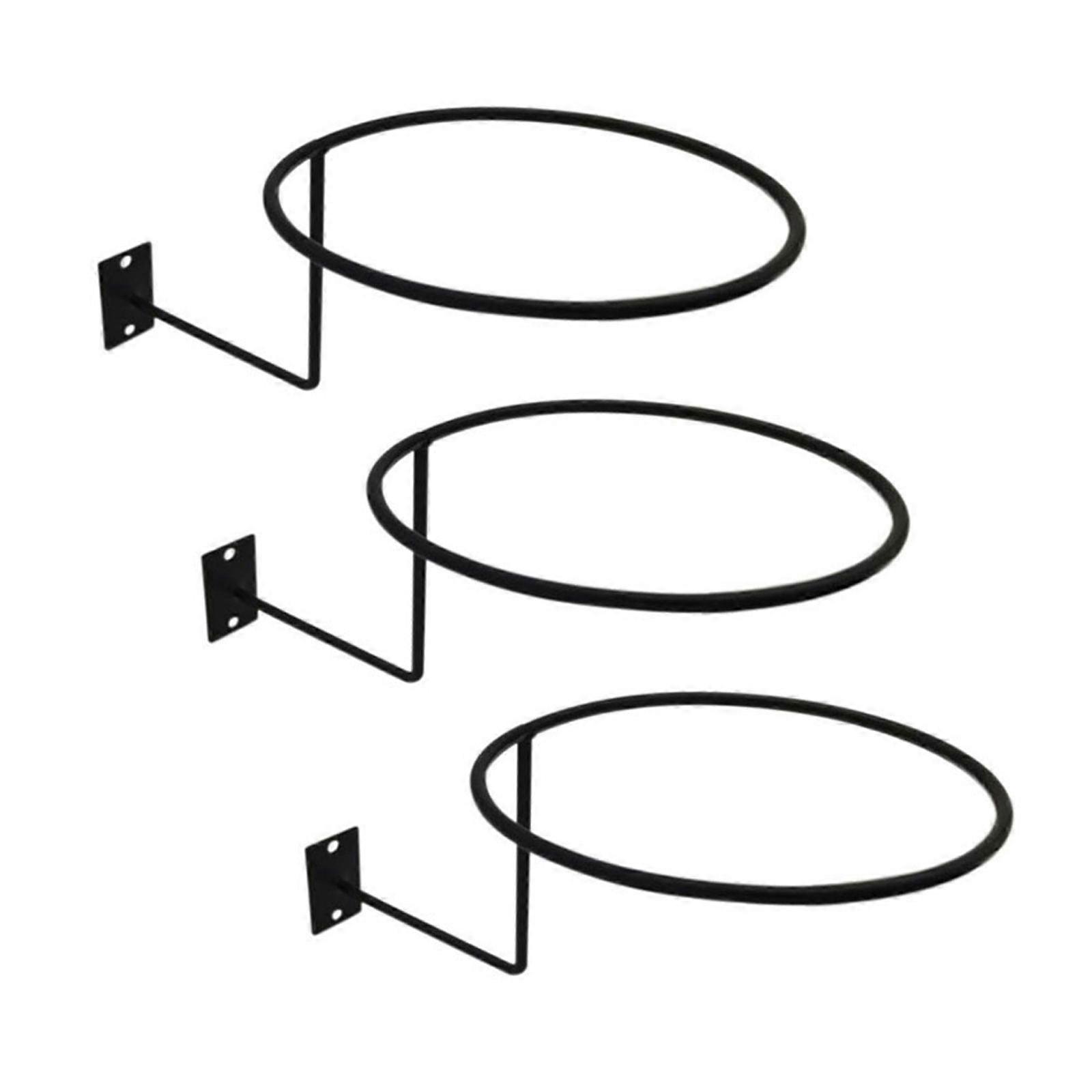 3Pcs Motorcycle Helmet Holder Hanger Rack Wall Mounted Hook Basketball Bracket