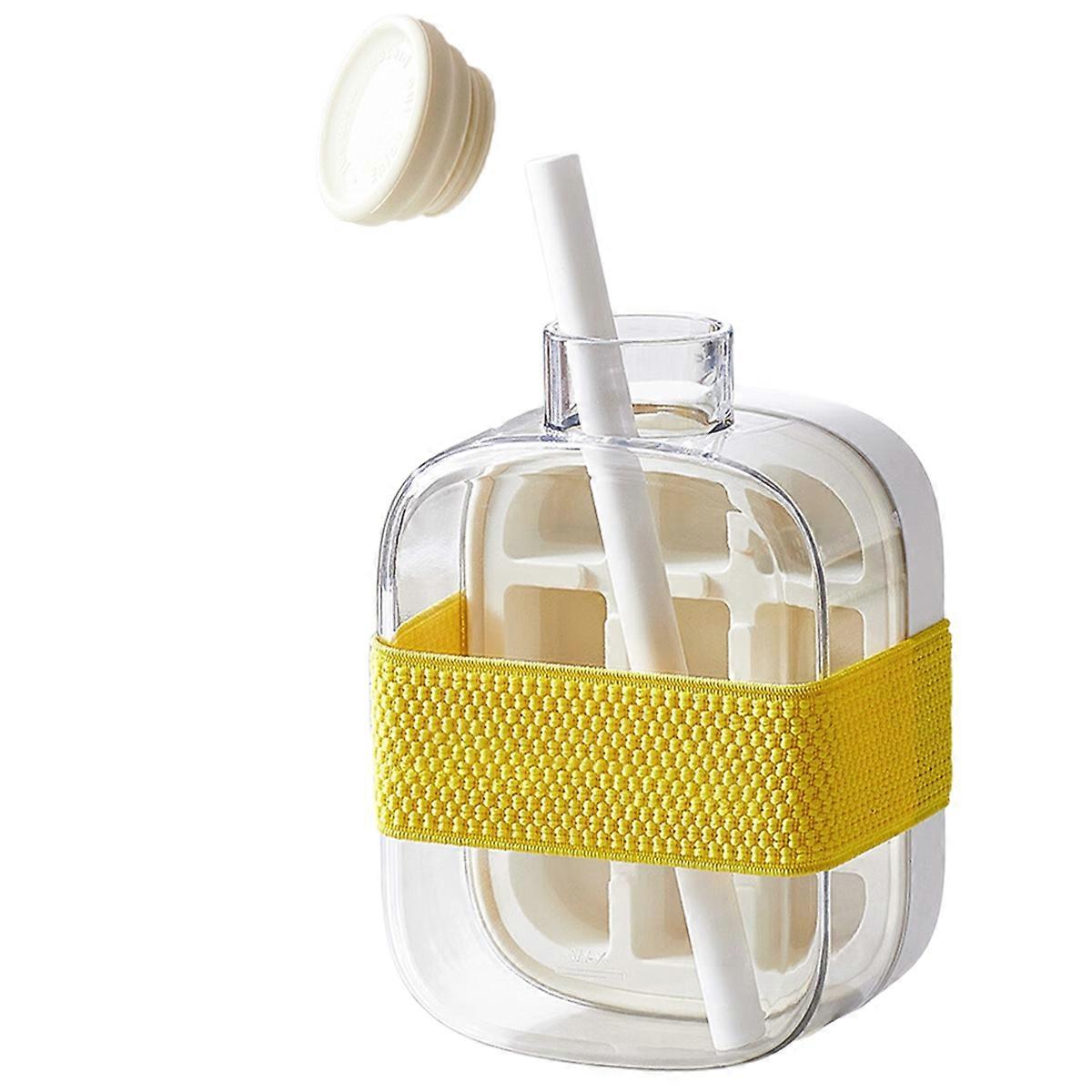 COOL Travel Cup Portable Straw Cup 500ml White