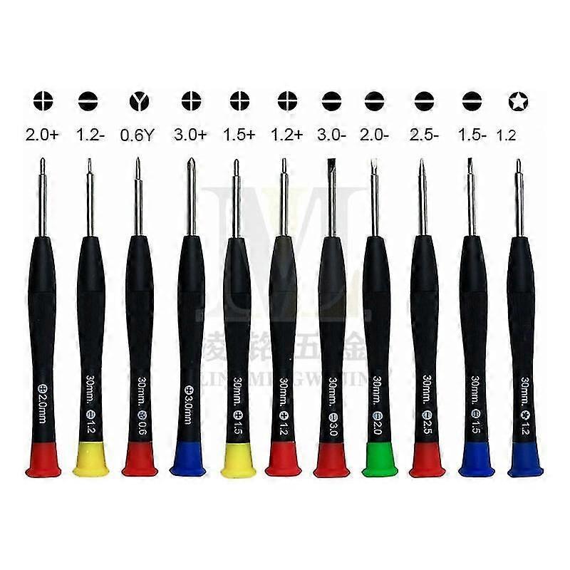 11pcs Mini Magnetic Screwdriver Set for Precision Electronics: Watches, Glasses, Jewelry, Computers, Laptops