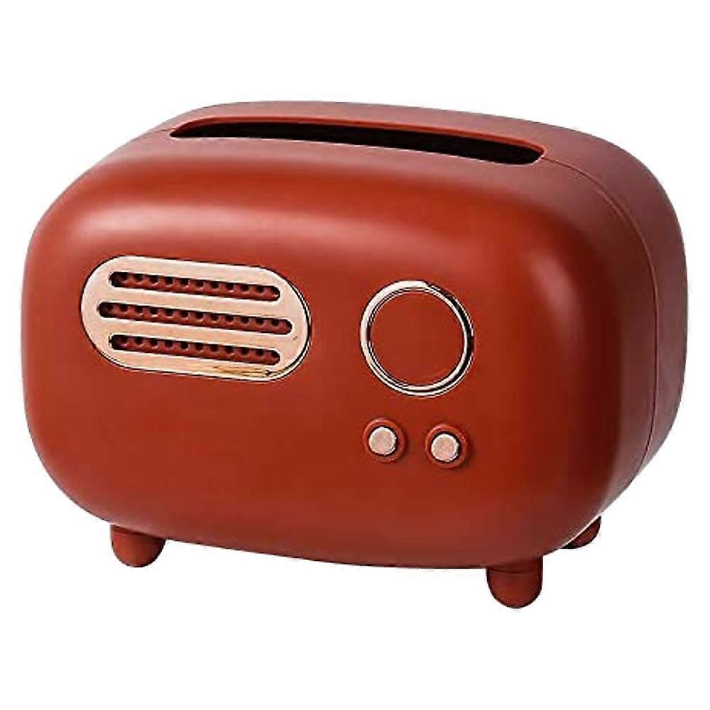Radio tissue box, creative vintage tissue box