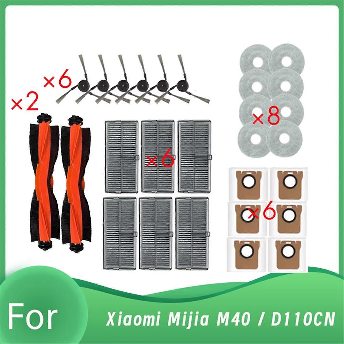 For Robot Vacuum Roller Side Brush HEPA Filter Dust Bag