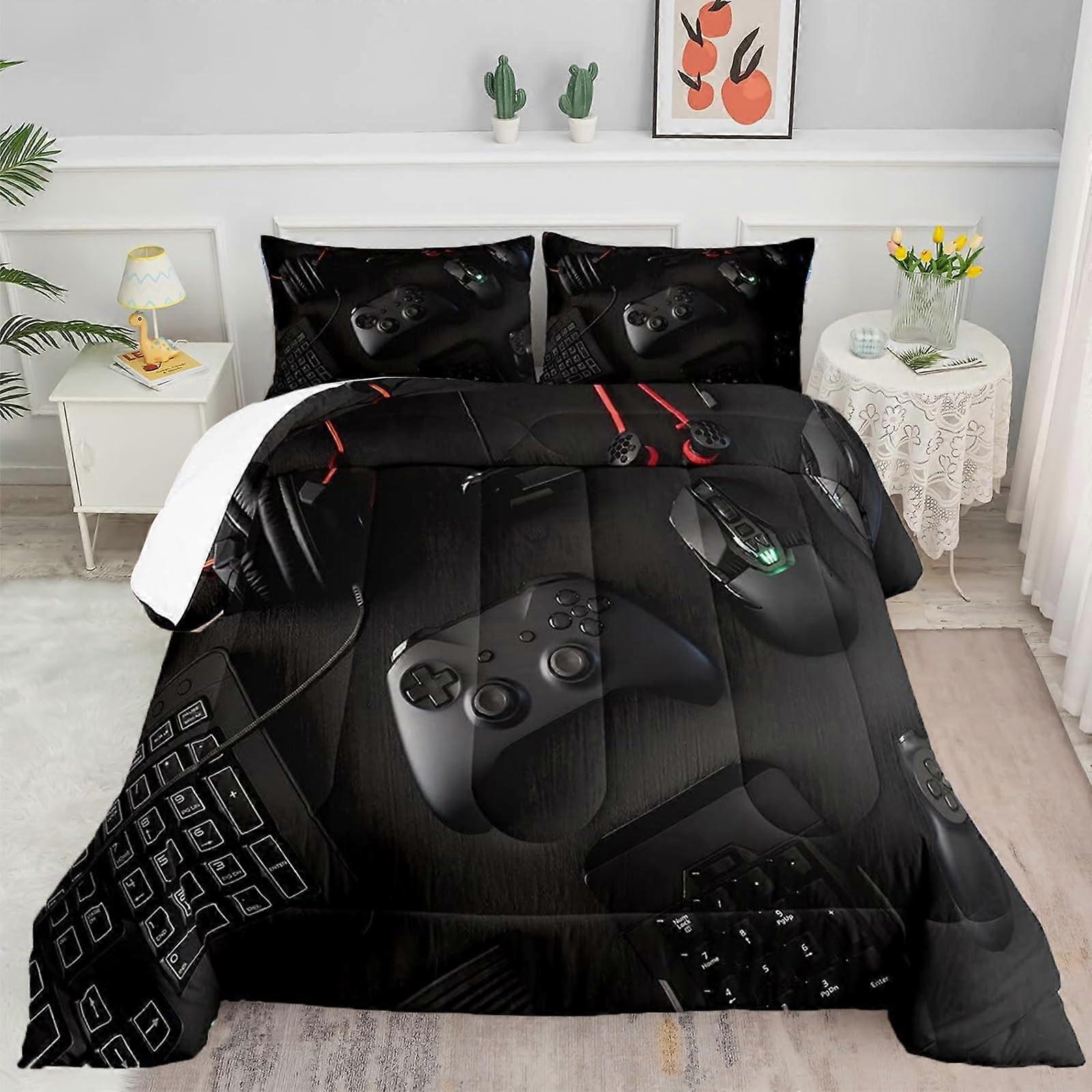 1 Set Comforter Gamer Room Decor Gaming Bedding Set Twin Size