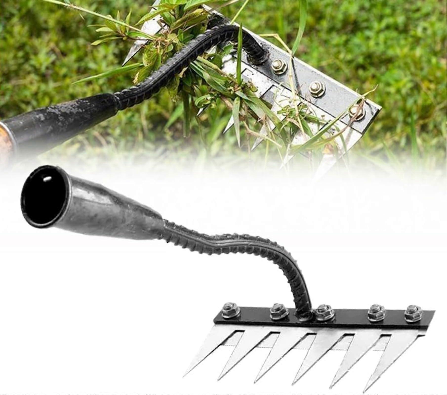 Detachable Gardening Hand Weeder Tool, Upgraded Weed Puller Manganese Tool Steel Manual Weeder Claw Remover Tool
