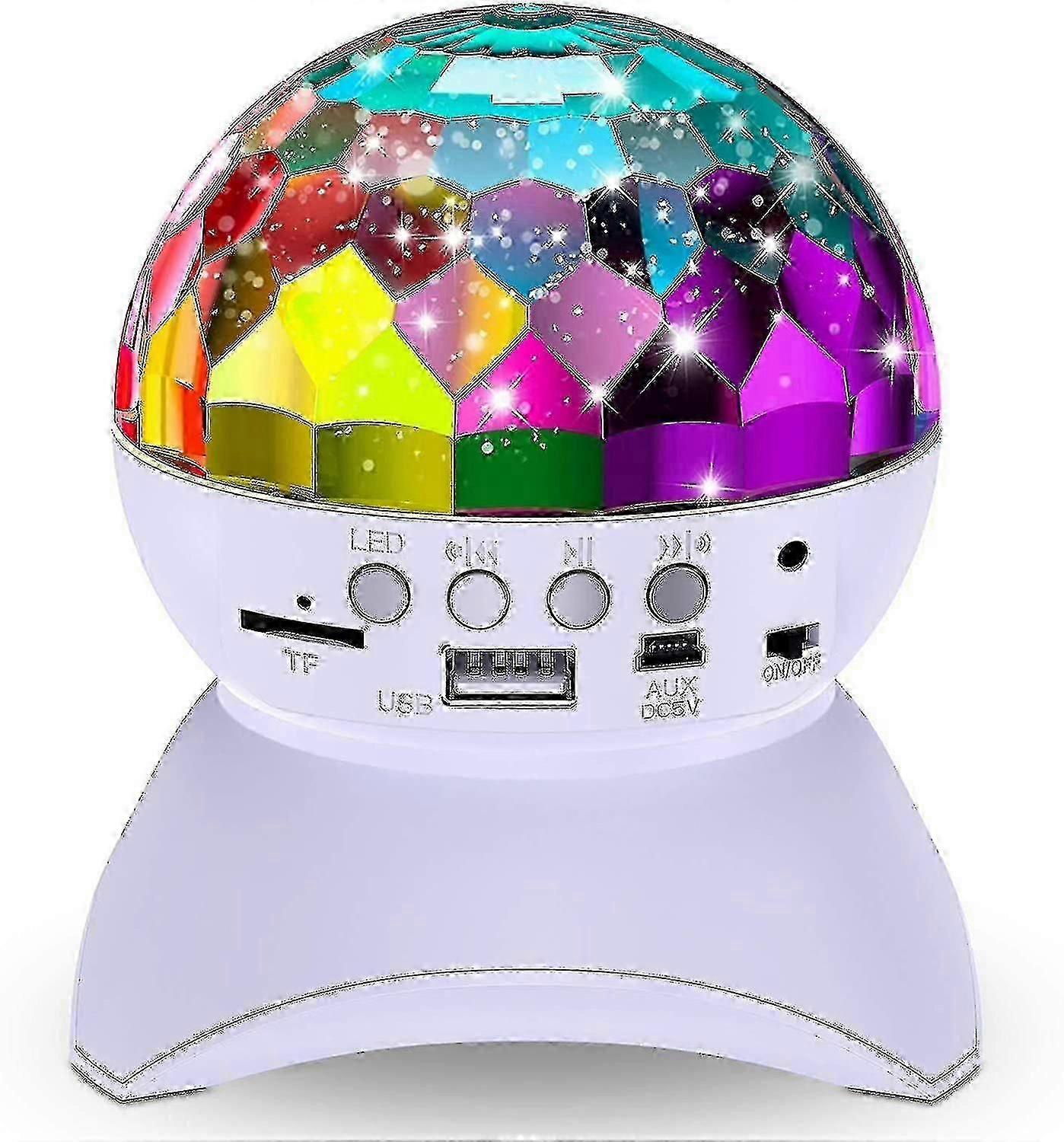 Disco Ball Home Party Wireless Bluetooth Projector, White