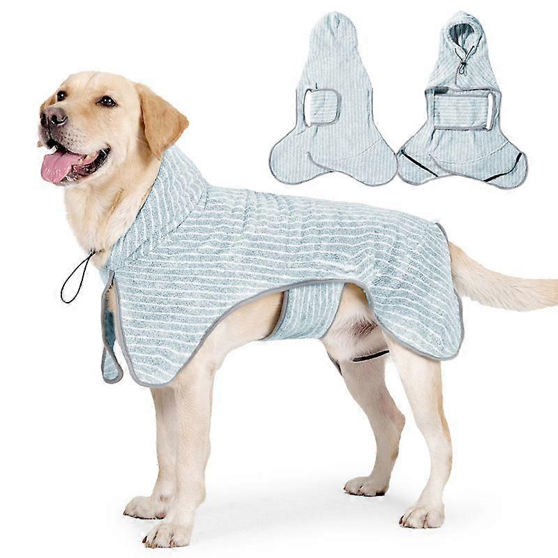 M-XXXL Prosop pentru câini Halat de baie pentru câini cu uscare rapidă Prosop reglabil pentru animale de companie pentru câini medii mari Halat de baie absorbant confortabil Aprovizionare pentru animale de companie